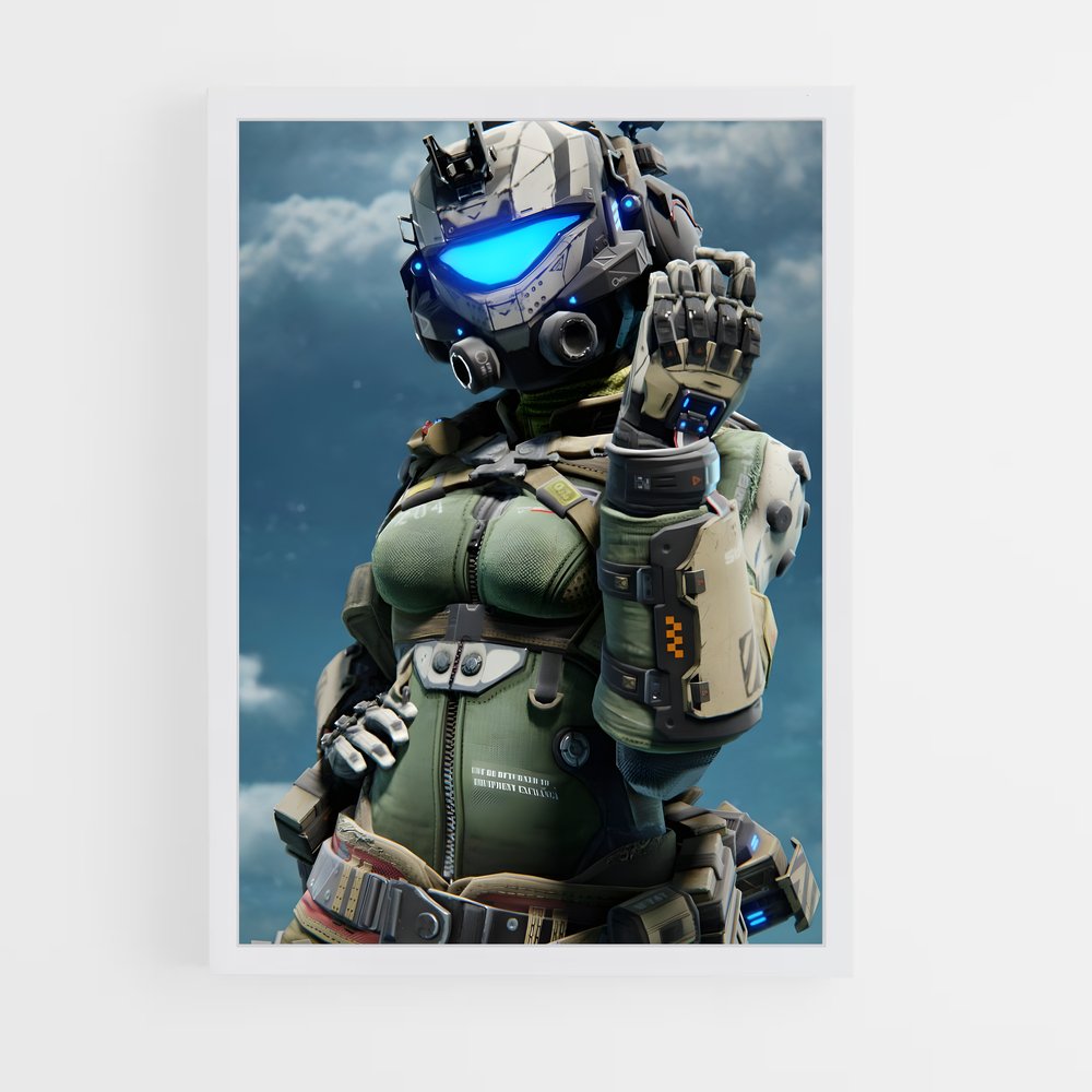 Poster L'Homme de Titane – affiche Titanfall (vue 3)